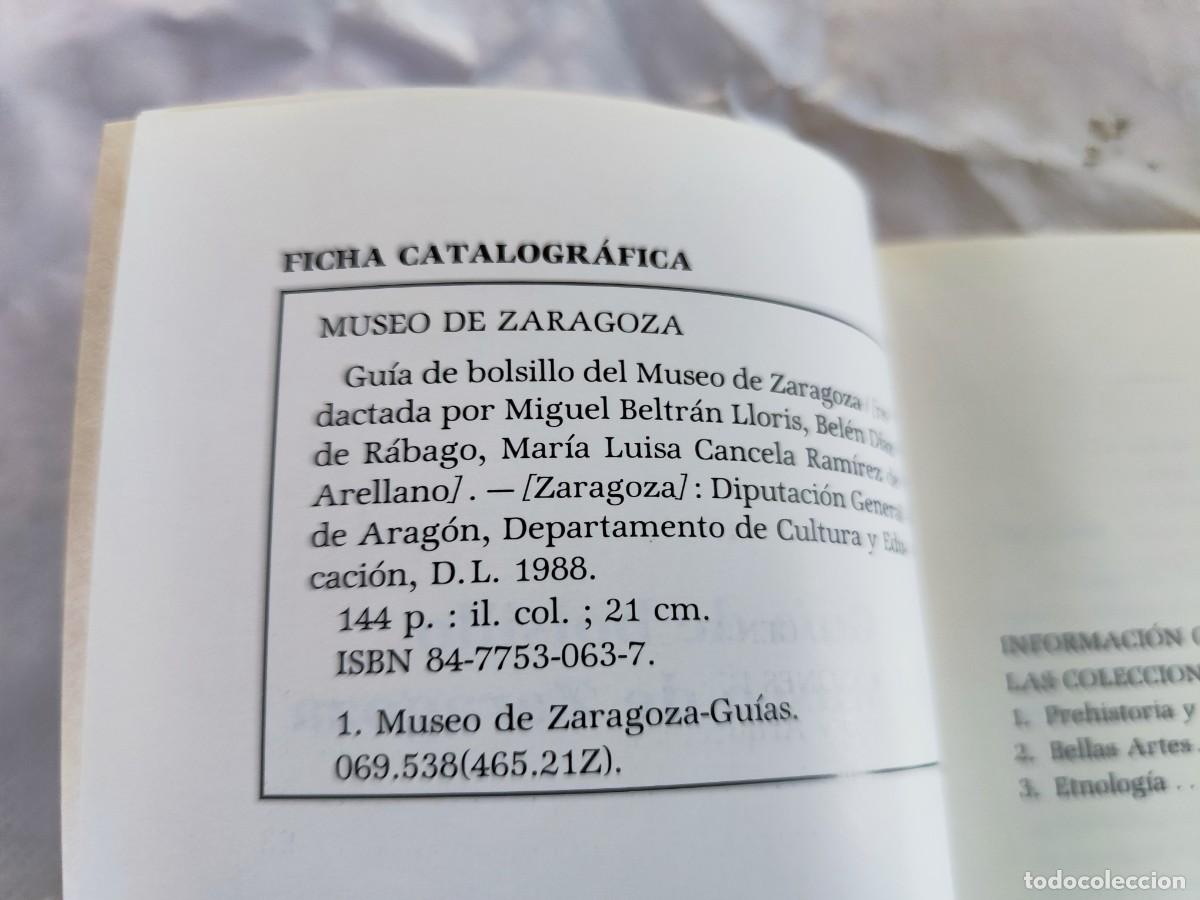Libros de segunda mano: GUIA DE BOLSILLO DEL MUSEO DE ZARAGOZA / / CJA 356 - Foto 6