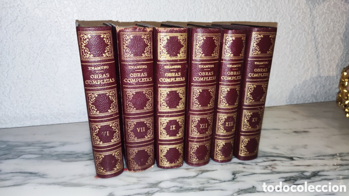 Libros de segunda mano: OBRAS COMPLETAS DE UNAMUNO - 6 TOMOS - - Foto 3