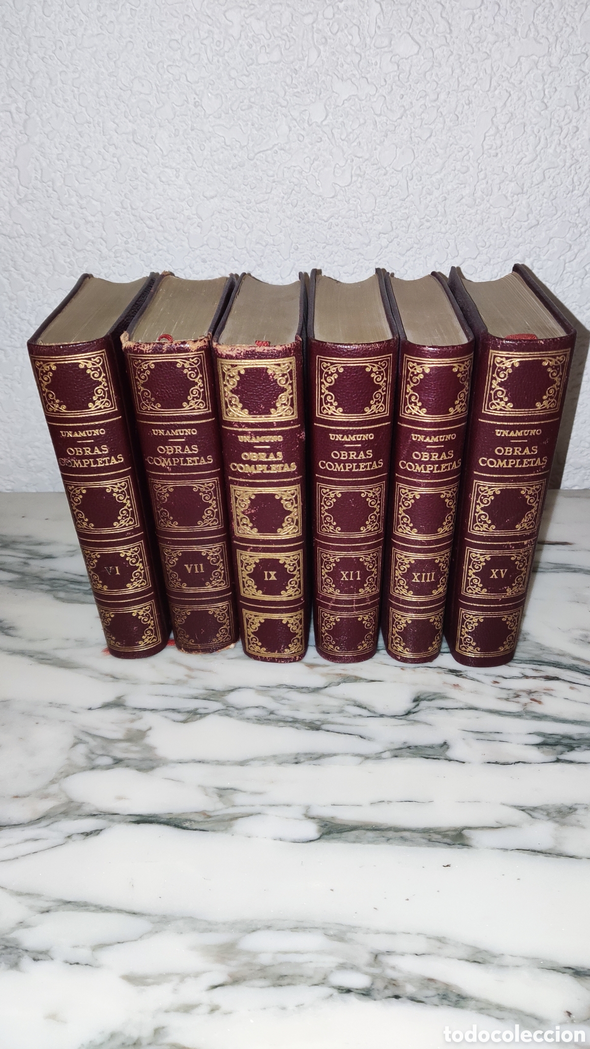 Libros de segunda mano: OBRAS COMPLETAS DE UNAMUNO - 6 TOMOS - - Foto 1