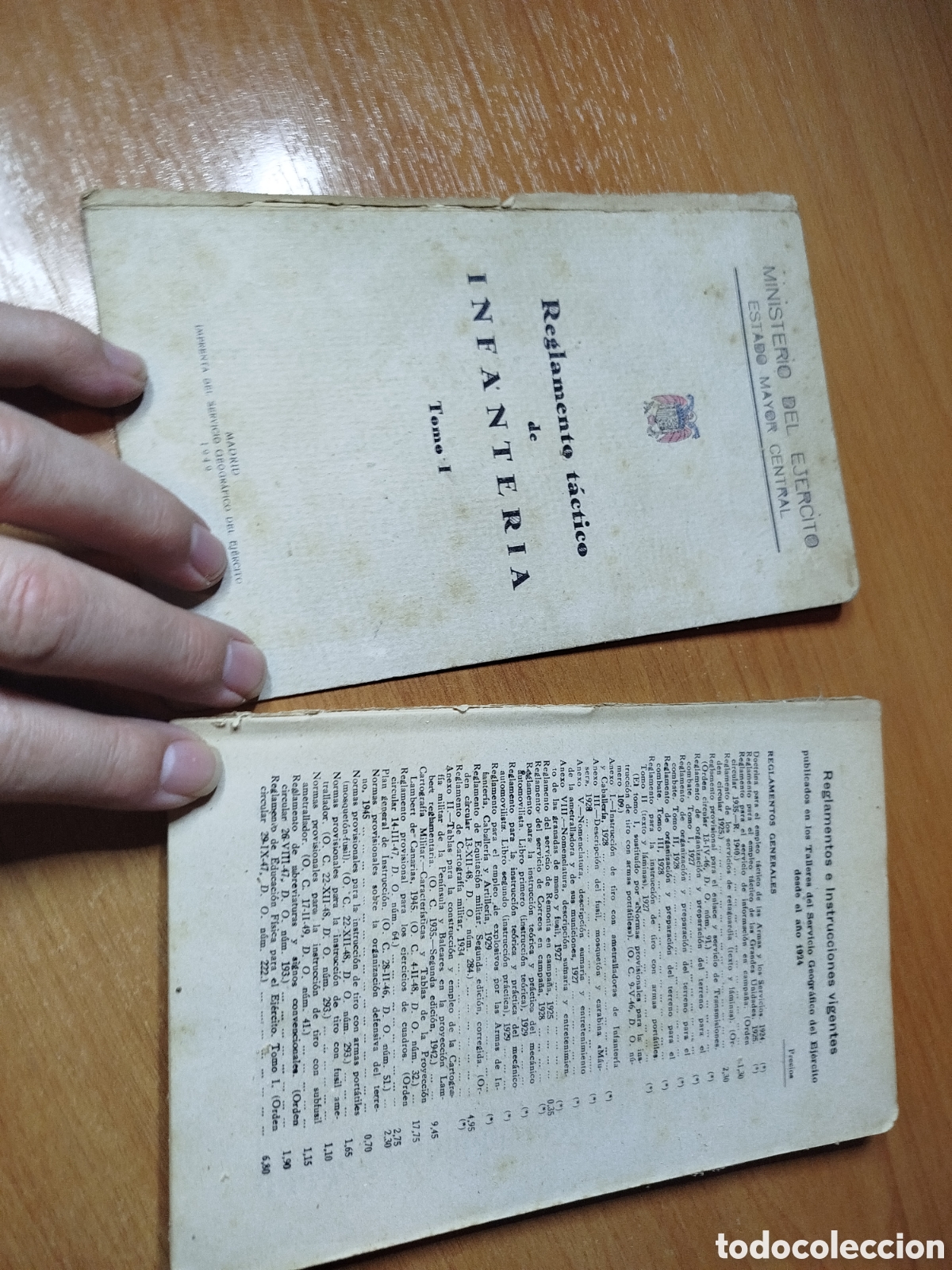 Libros de segunda mano: Reglamento t&aacute;ctico de infanter&iacute;a. Estado mayor central. Ministerio del Ej&eacute;rcito - Foto 3