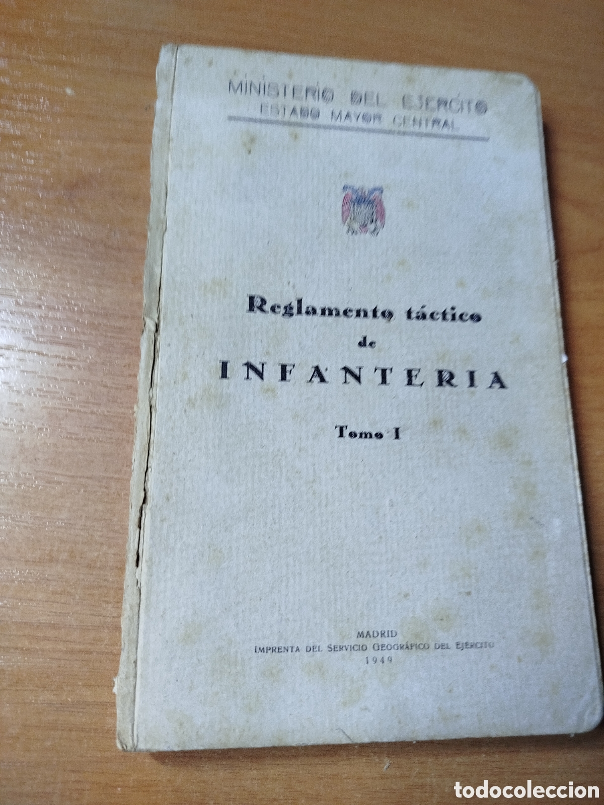 Libros de segunda mano: Reglamento t&aacute;ctico de infanter&iacute;a. Estado mayor central. Ministerio del Ej&eacute;rcito - Foto 1