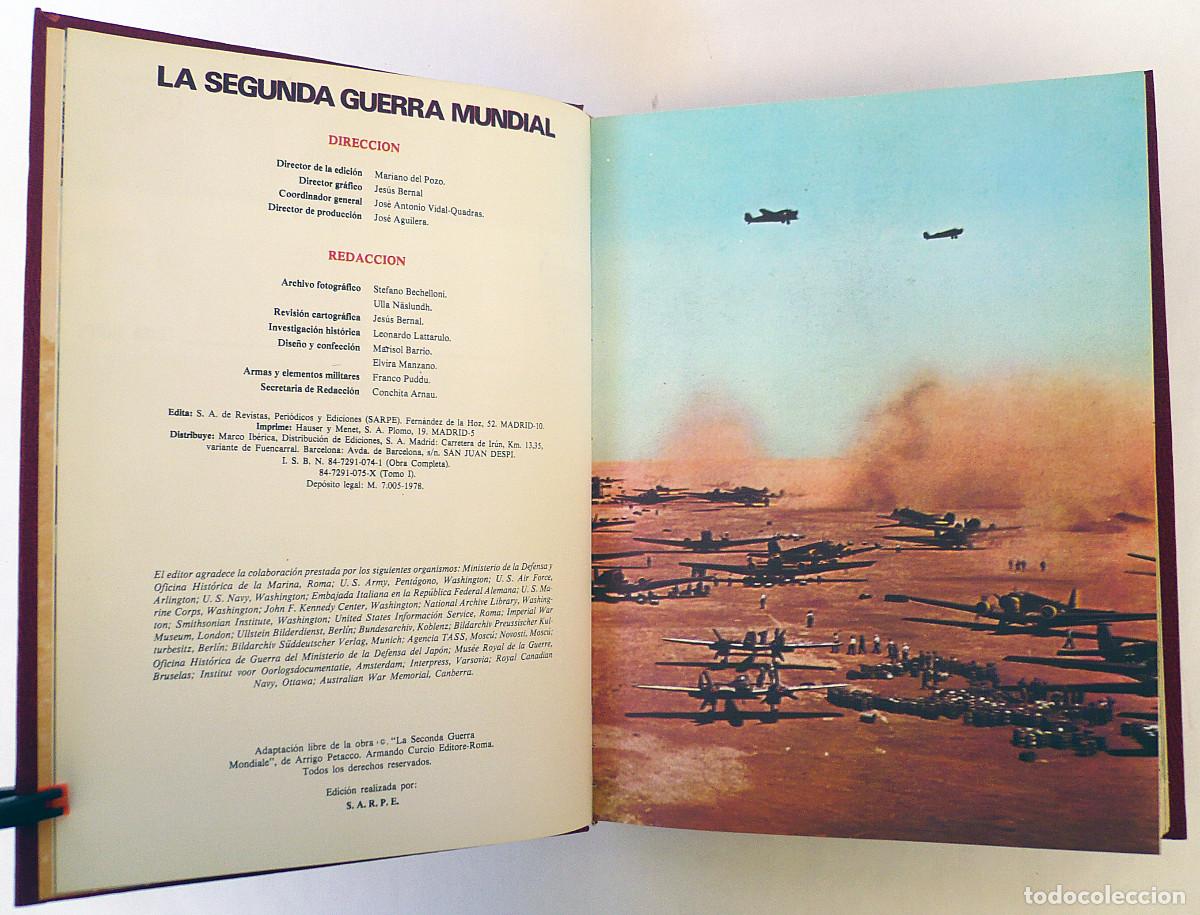 Libros de segunda mano: La segunda guerra mundial, 9 tomos - Foto 6