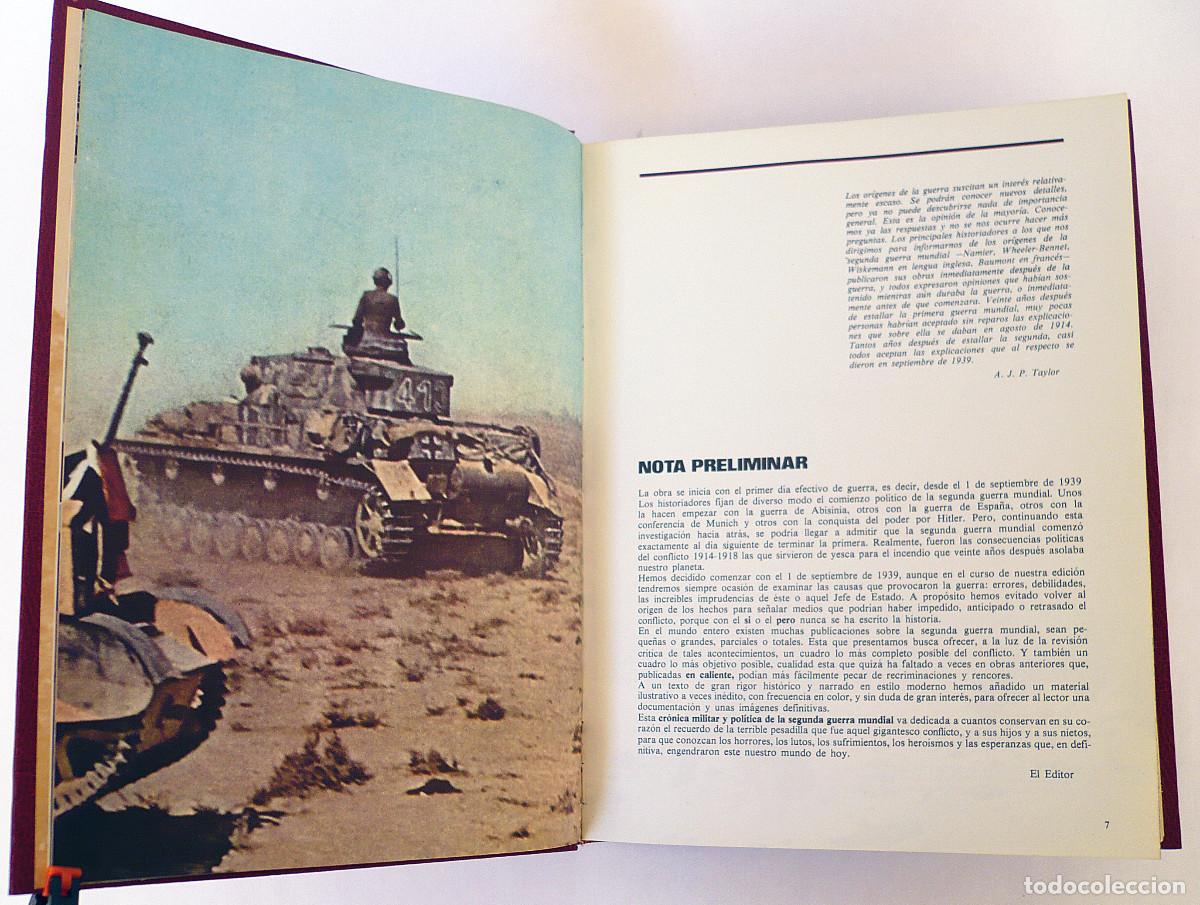 Libros de segunda mano: La segunda guerra mundial, 9 tomos - Foto 7