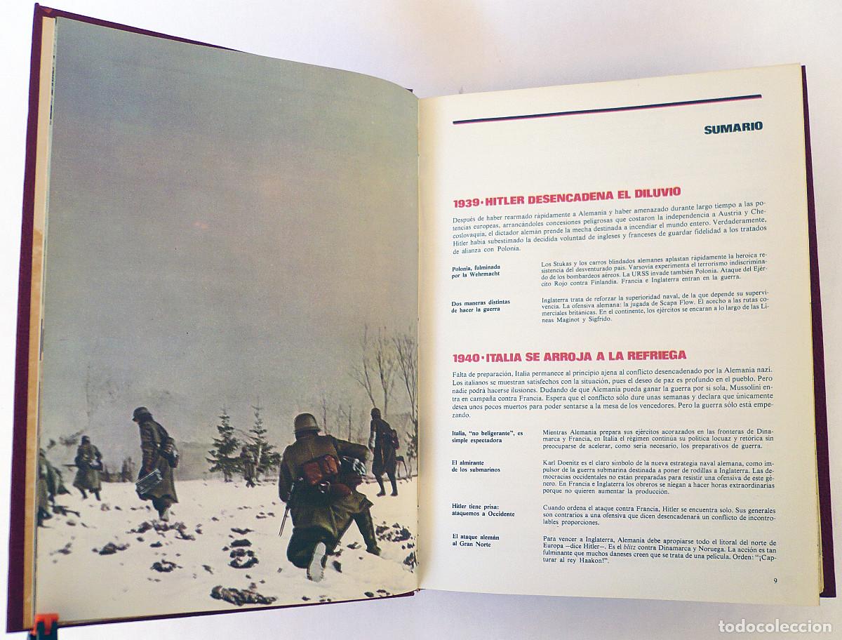 Libros de segunda mano: La segunda guerra mundial, 9 tomos - Foto 8