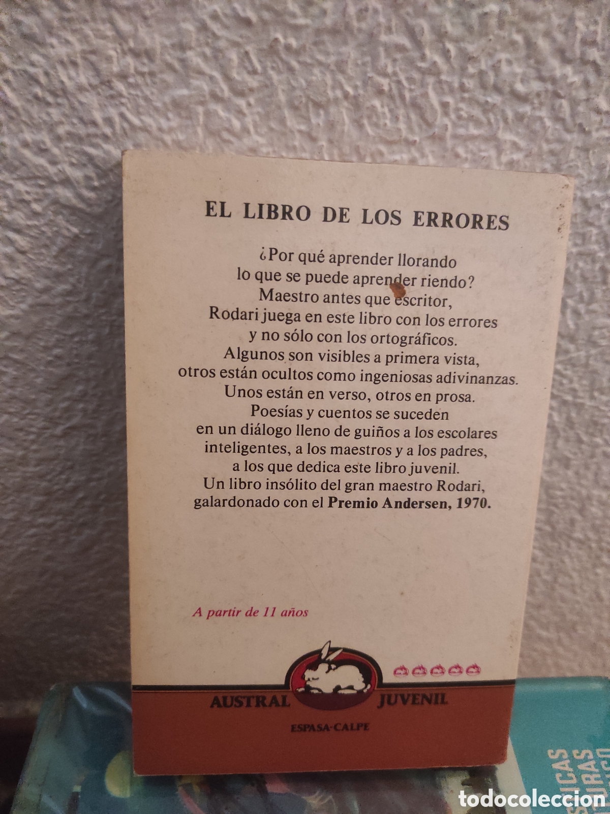 Libros de segunda mano: GIANNI RODARI EL LIBRO DE LOS ERRORES VERSION DE MARIO MERLINO (PEDIDO M&Iacute;NIMO 5 &euro;) - Foto 2