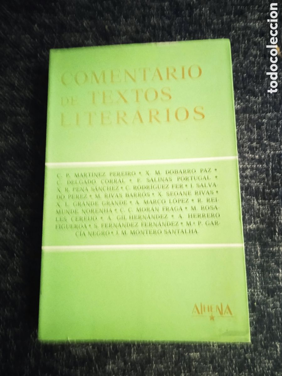 Gebrauchte B&uuml;cher: COMENTARIO DE TEXTOS LITERARIOS / ANTONIO GIL HERNANDEZ -ED. ALHENA