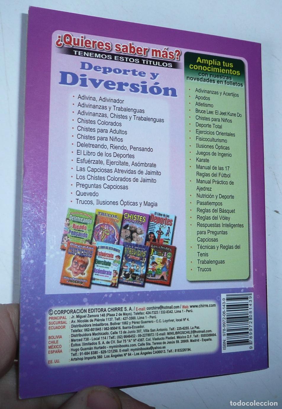 Libros de segunda mano: Chistes para ni&ntilde;os (Editora Chirre, 2010) - Foto 2