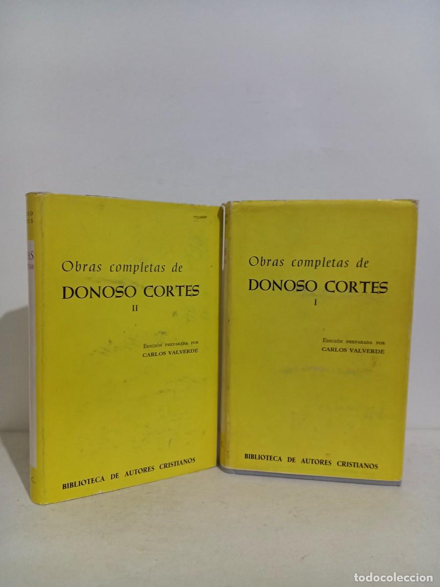 Libros de segunda mano: OBRAS COMPLETAS de Donoso Cort&eacute;s. Dos tomos. B.A.C. 1970 - Foto 1