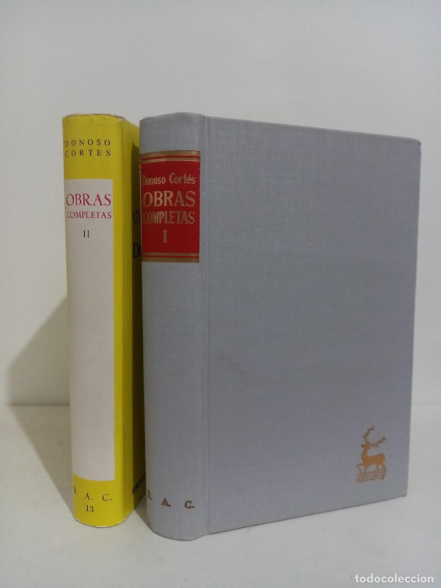 Libros de segunda mano: OBRAS COMPLETAS de Donoso Cort&eacute;s. Dos tomos. B.A.C. 1970 - Foto 3