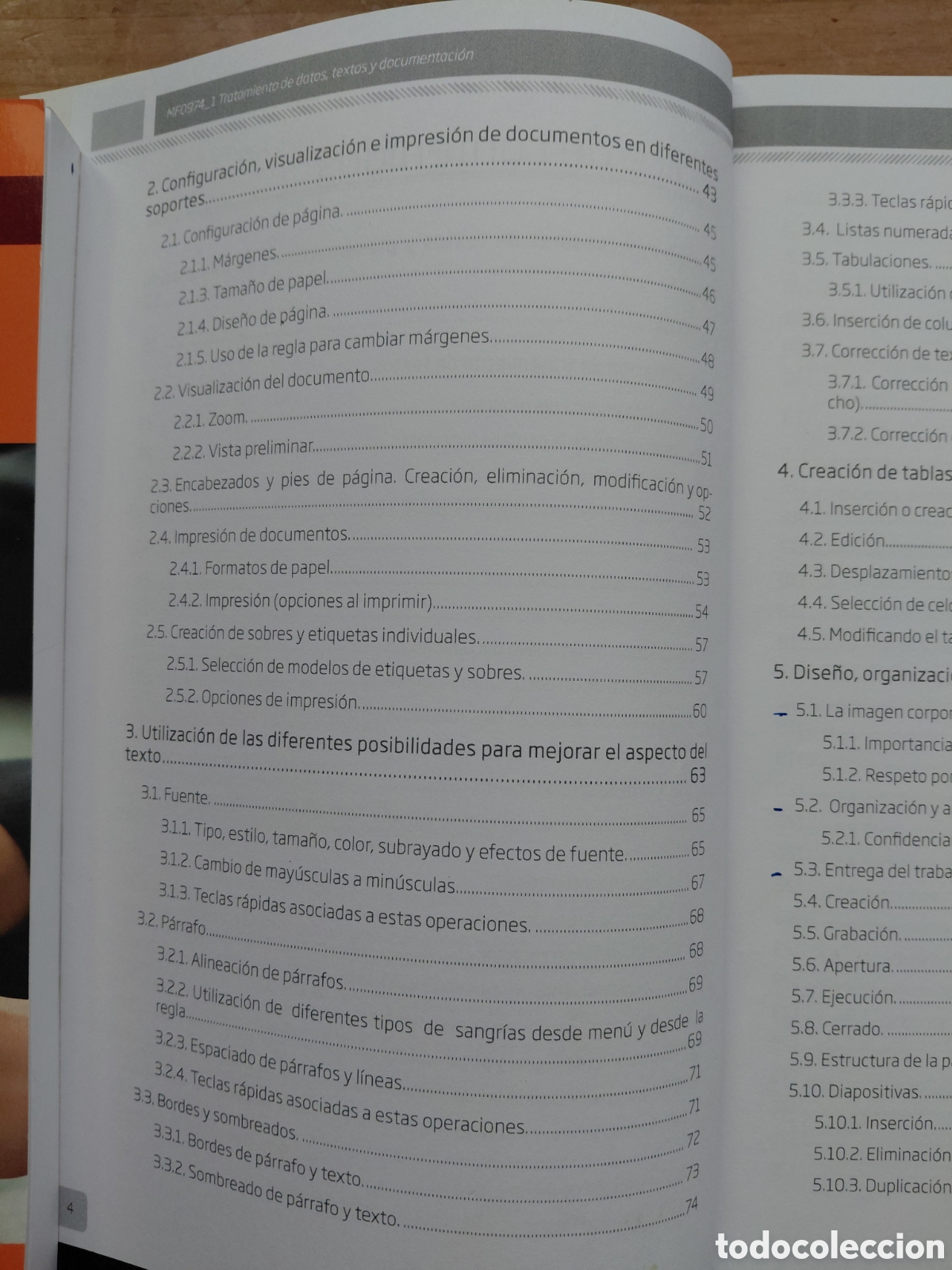 Libros de segunda mano: MF0974, TRATAMIENTO DE DATOS, TEXTOS Y DOCUMENTACI&Oacute;N - Foto 4