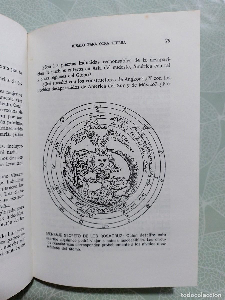 Libros de segunda mano: Visado Para Otra Tierra, Jacques Bergier - Foto 6