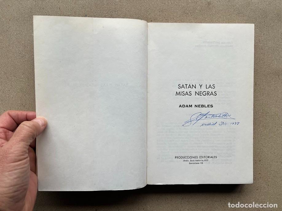 Libros de segunda mano: Satan y las misas negras / Adam Nebles / Colecci&oacute;n Documento / - Foto 4