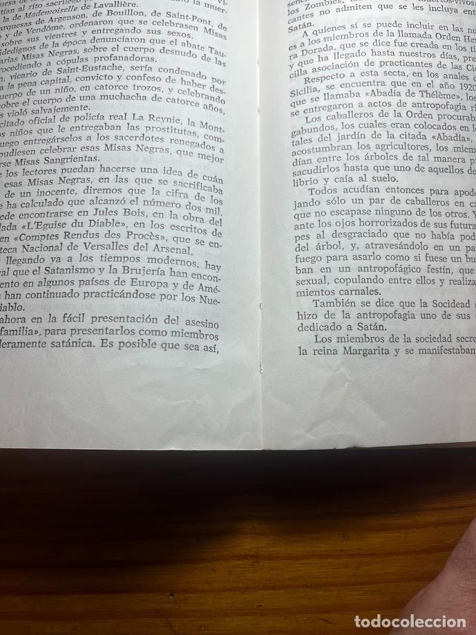 Libros de segunda mano: Satan y las misas negras / Adam Nebles / Colecci&oacute;n Documento / - Foto 6