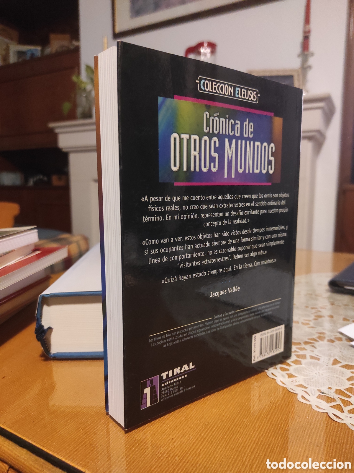 Libros de segunda mano: Cr&oacute;nica de otros mundos - Jacques Vall&eacute;e. TIKAL EDICIONES - Foto 2