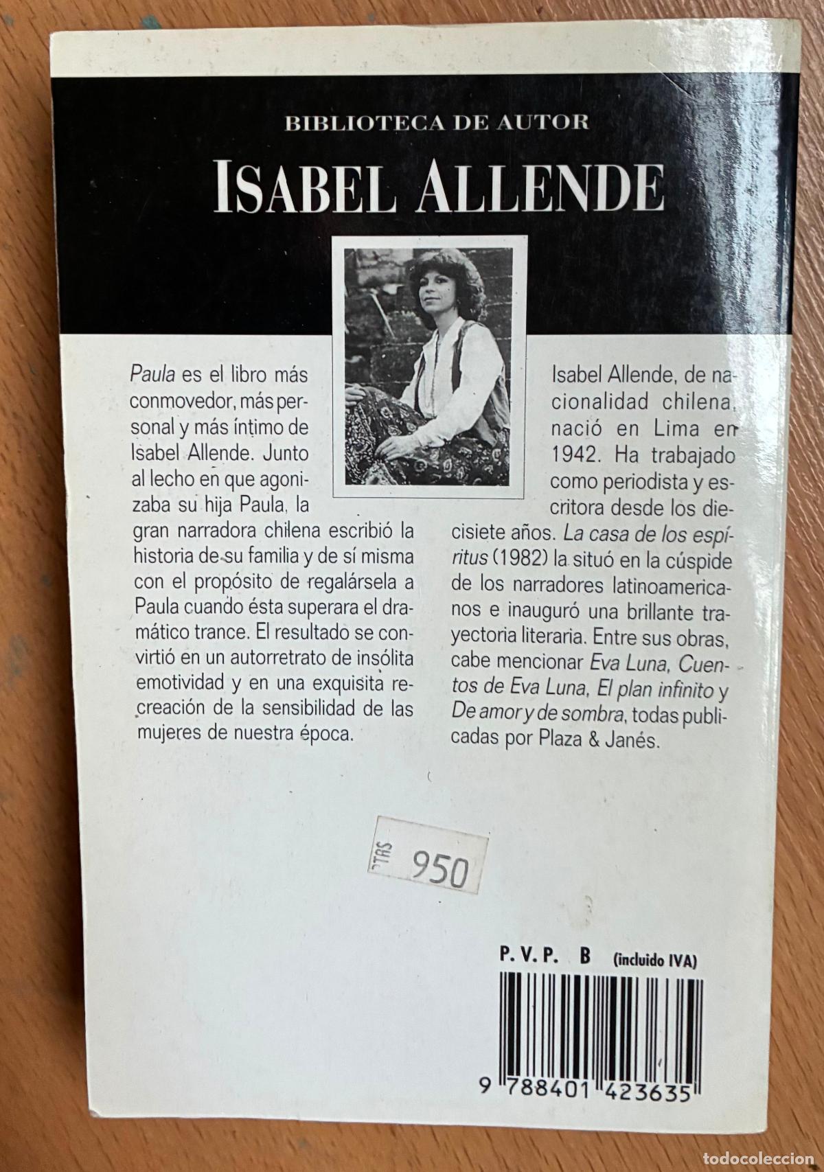 Libros de segunda mano: ISABEL ALLENDE, PAULA - Foto 2
