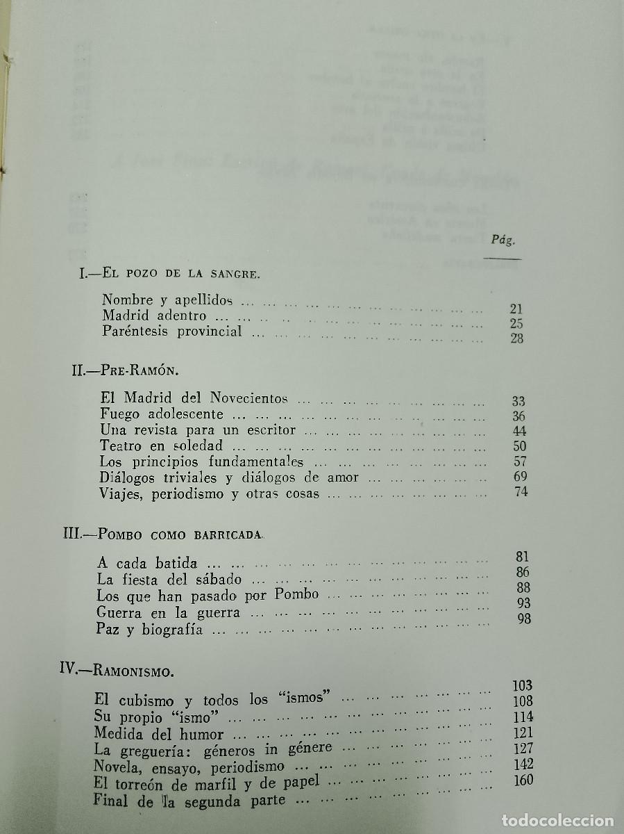 Libros de segunda mano: Gaspar G&oacute;mez de la Serna: Ram&oacute;n. Obra y vida (Taurus Ediciones. 1963) - Foto 4