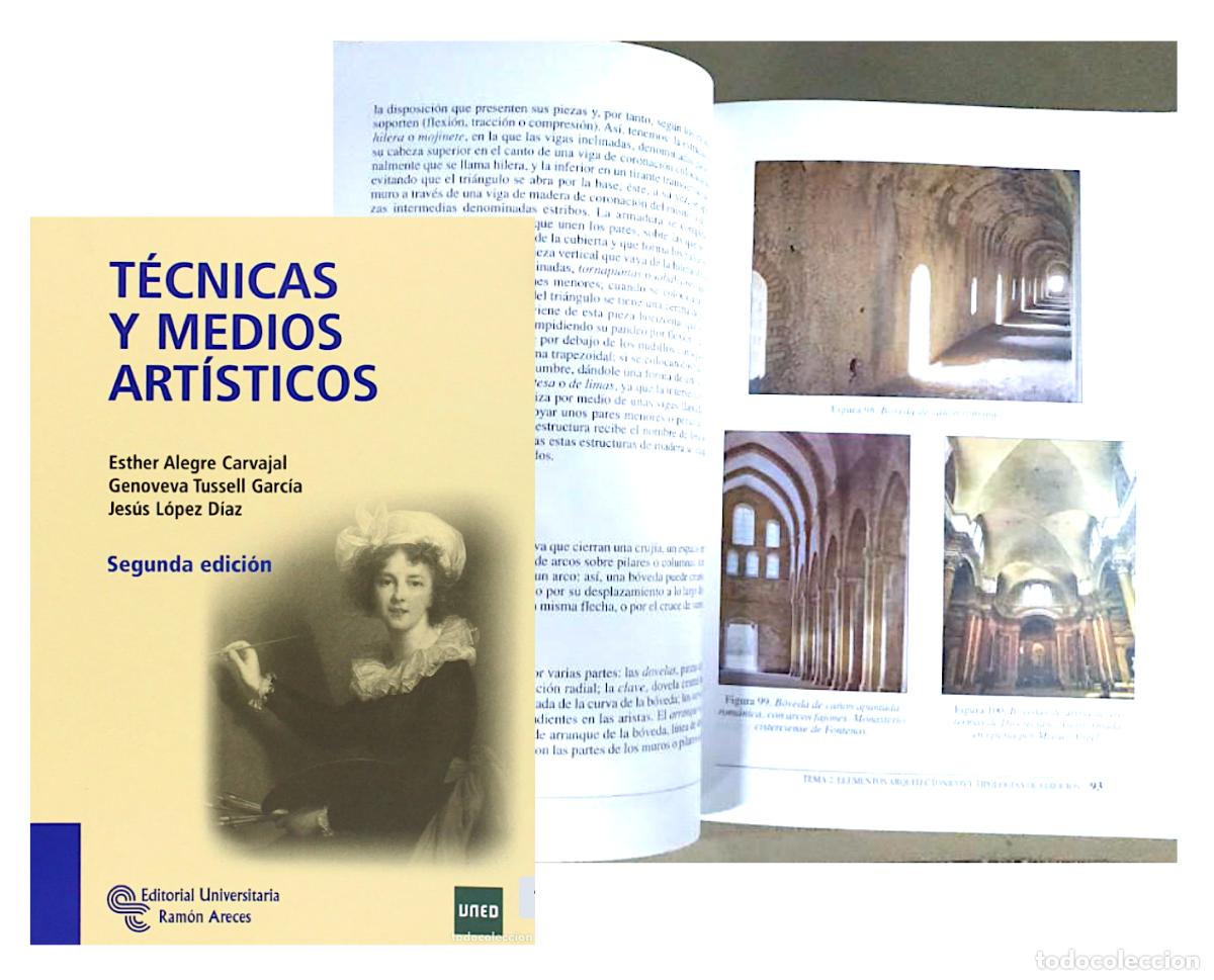 Libros de segunda mano: T&eacute;cnicas y medios art&iacute;sticos (UNED) Nuevo - Foto 1