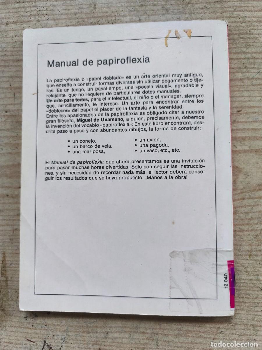 Libros de segunda mano: Manual Practico De Papiroflexia - Emanuele Azzita - 1987 - Editorial De Vecchi - Foto 5