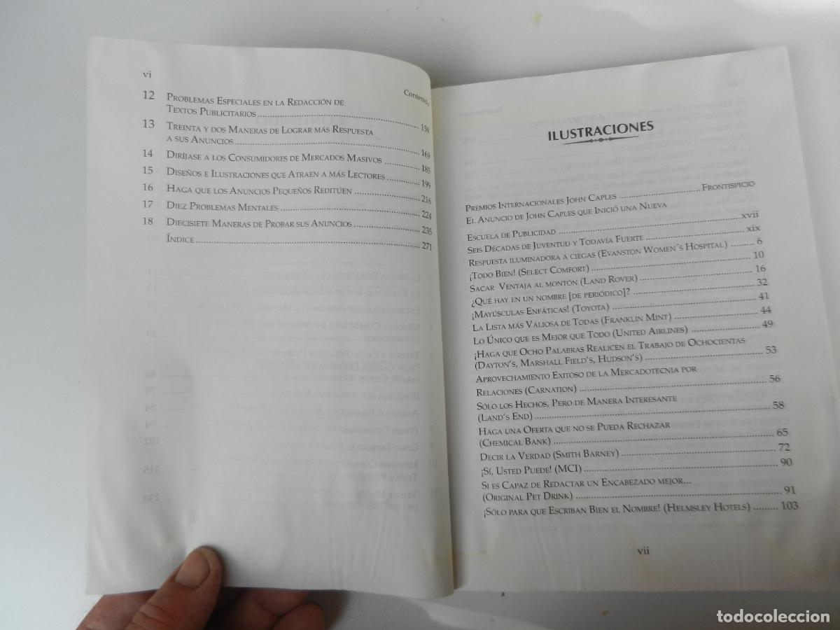 Libros de segunda mano: PUBLICIDAD CREATIVA - JOHN CAPLES - PRENTICE HALL HISPANOAMERICANA 1998. - Foto 4