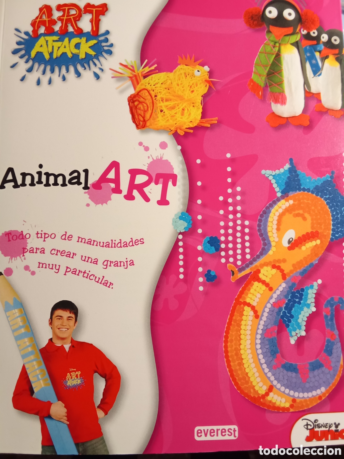 Libros de segunda mano: ART ATTACK (Disney) AnimalART - Foto 1