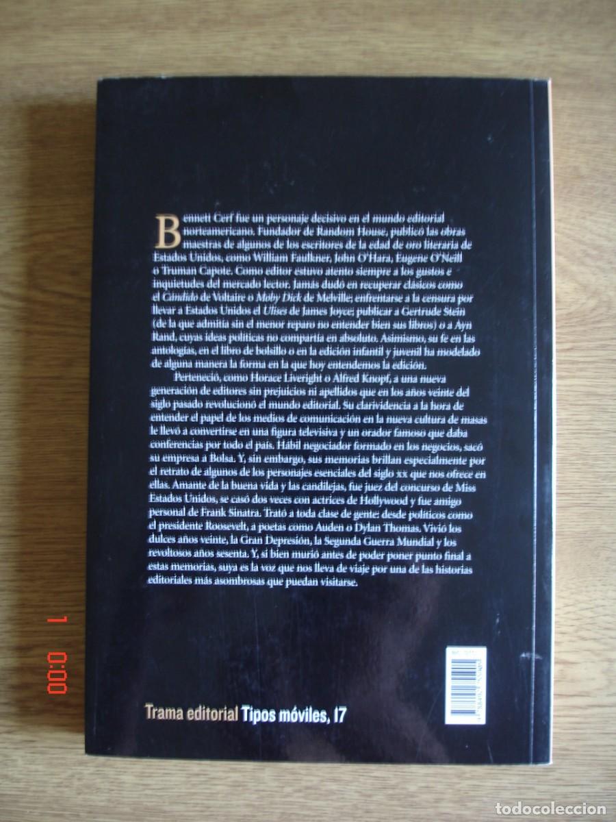 Libros de segunda mano: LLAM&Eacute;MOSLA RANDOM HOUSE - BENNETT CERF - TRAMA EDITORIAL, 2013 - Foto 2