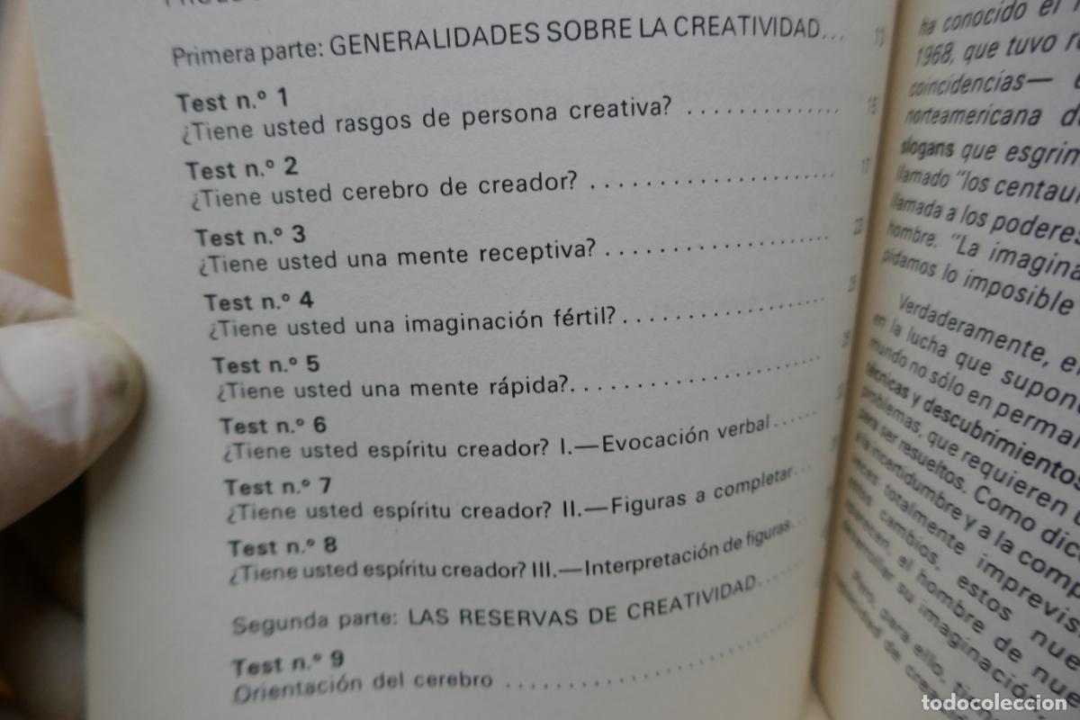 Libros de segunda mano: COMO HACER UN TEST DE CREATIVIDAD - CORNELL CONFORD - Foto 10