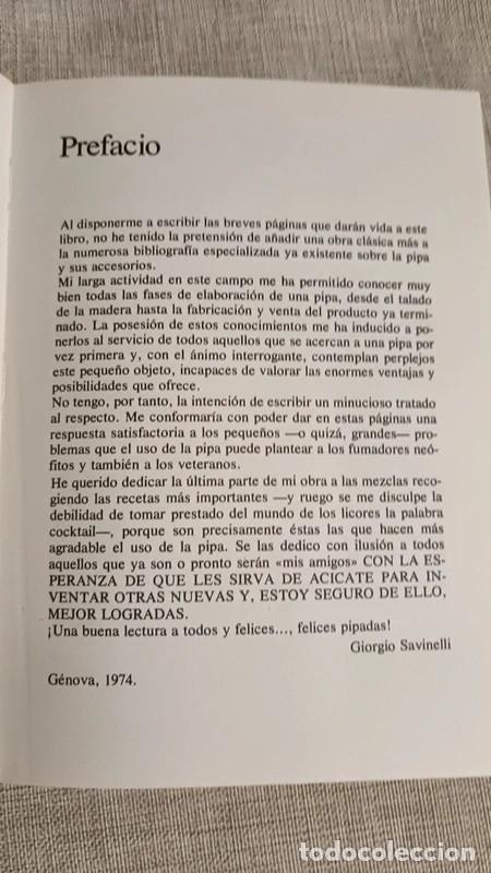 Libros de segunda mano: El Arte y el Placer de Fumar en Pipa! (Giorgio Savinelli) - Foto 8