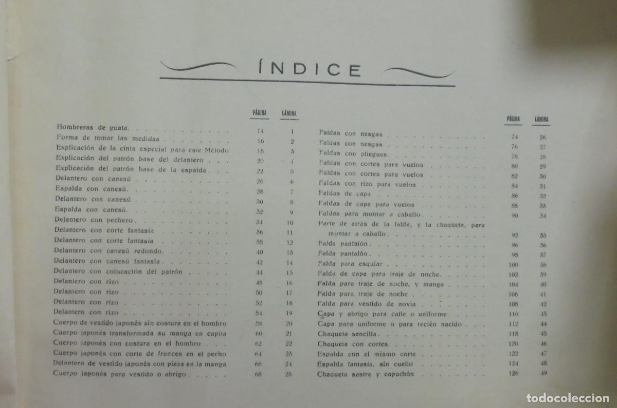 Libros de segunda mano: M&eacute;todo de corte y confecci&oacute;n, La Inglesa. Sistema Zamora de los Centenos - Foto 3