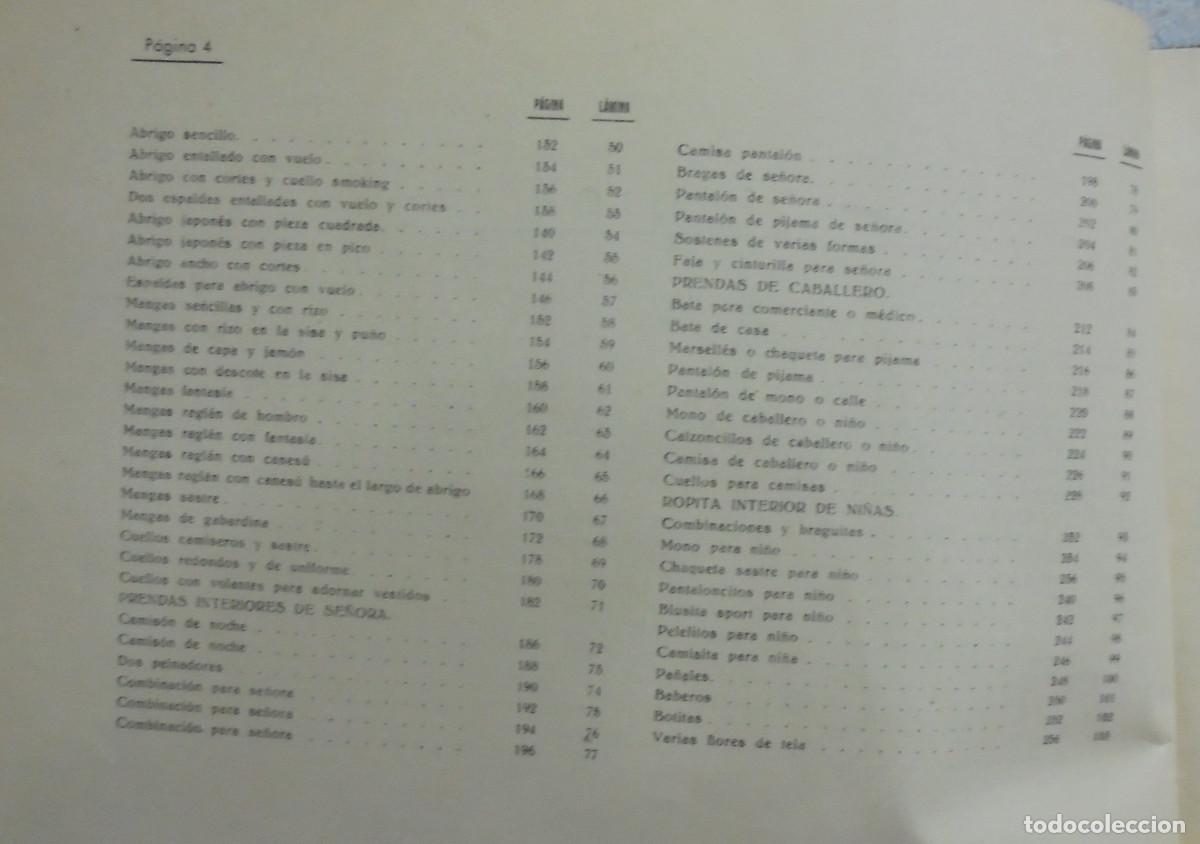 Libros de segunda mano: M&eacute;todo de corte y confecci&oacute;n, La Inglesa. Sistema Zamora de los Centenos - Foto 4