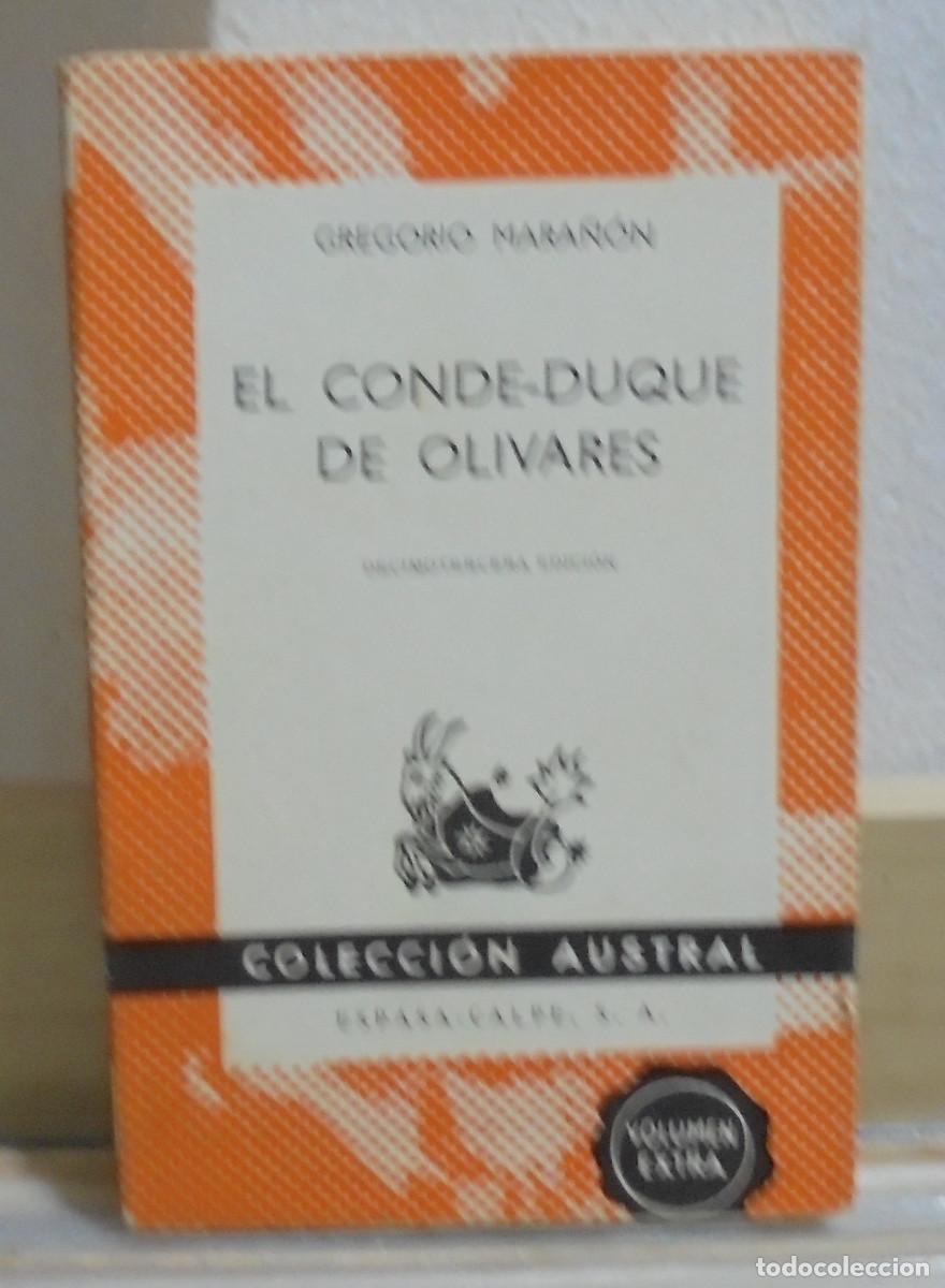Libros de segunda mano: El Conde-Duque de Olivares. Gregorio Mara&ntilde;on - Foto 1