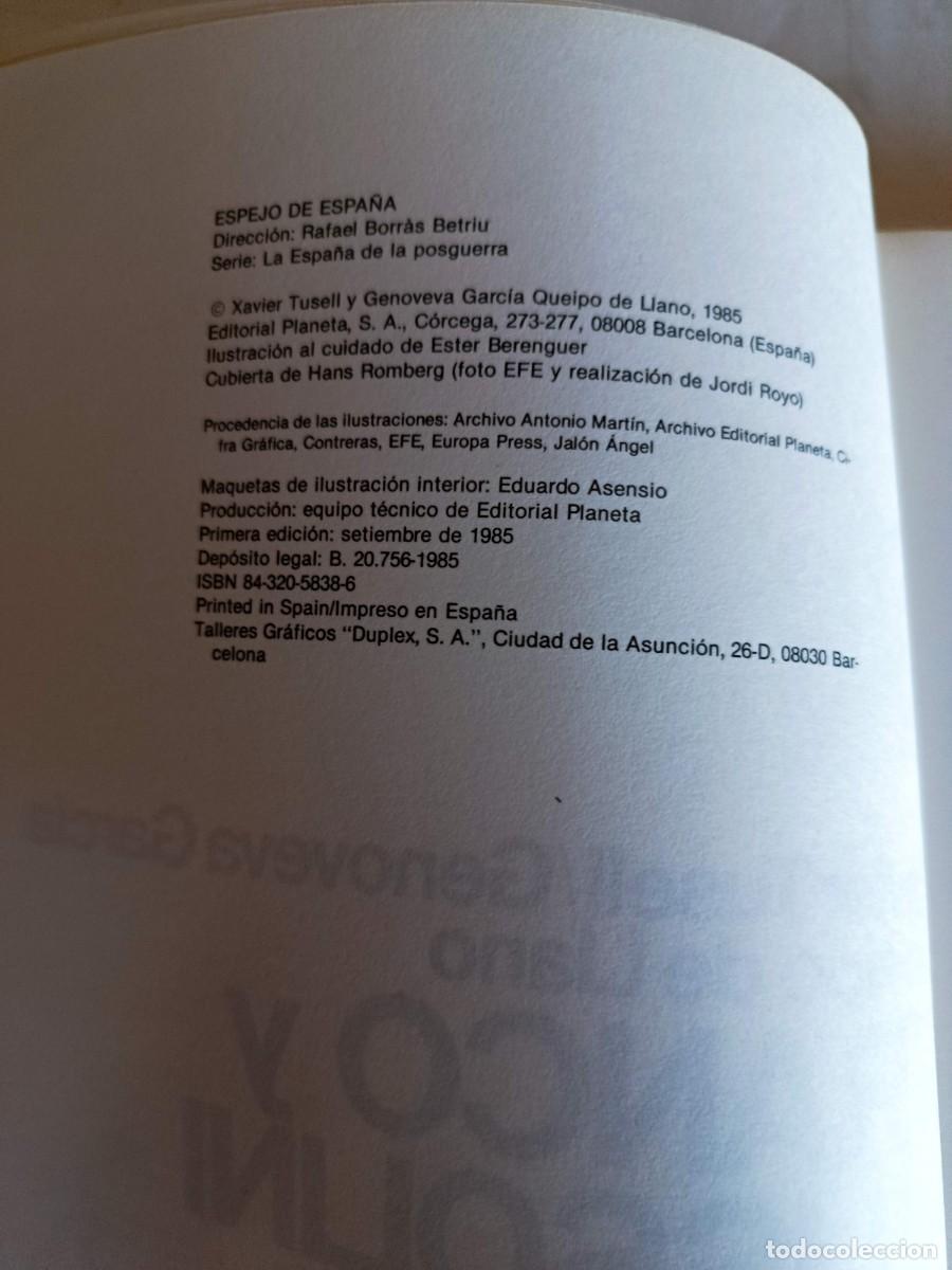 Libros de segunda mano: Franco y Mussolini Xavier Tusell - Foto 3