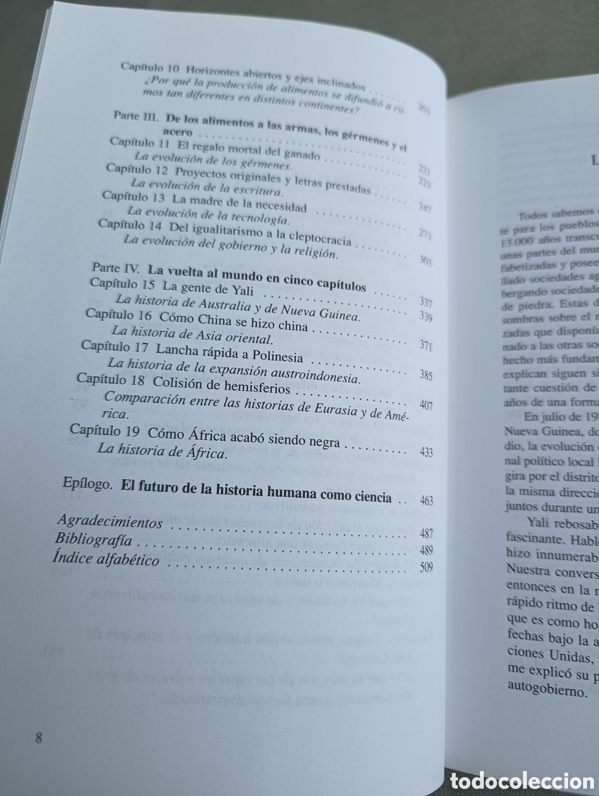 Libros de segunda mano: ARMAS, G&Eacute;RMENES Y ACERO - JARED DIAMOND - Foto 6