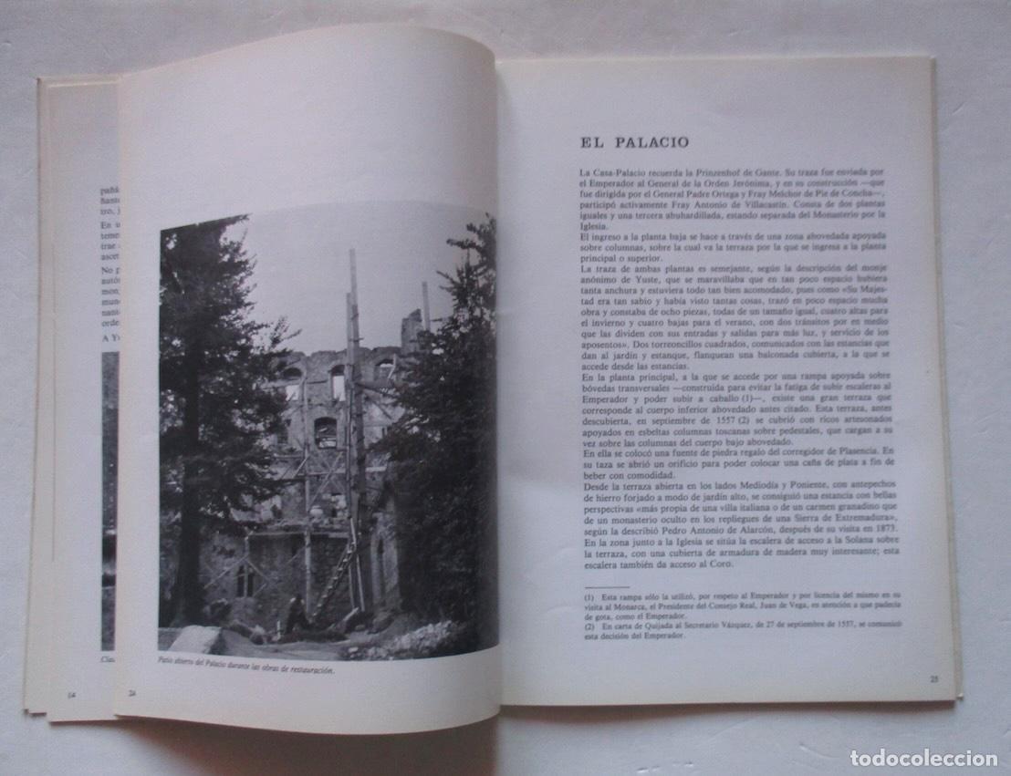 Libros de segunda mano: EL MONASTERIO DE YUSTE Y SU RESTAURACION - Foto 5