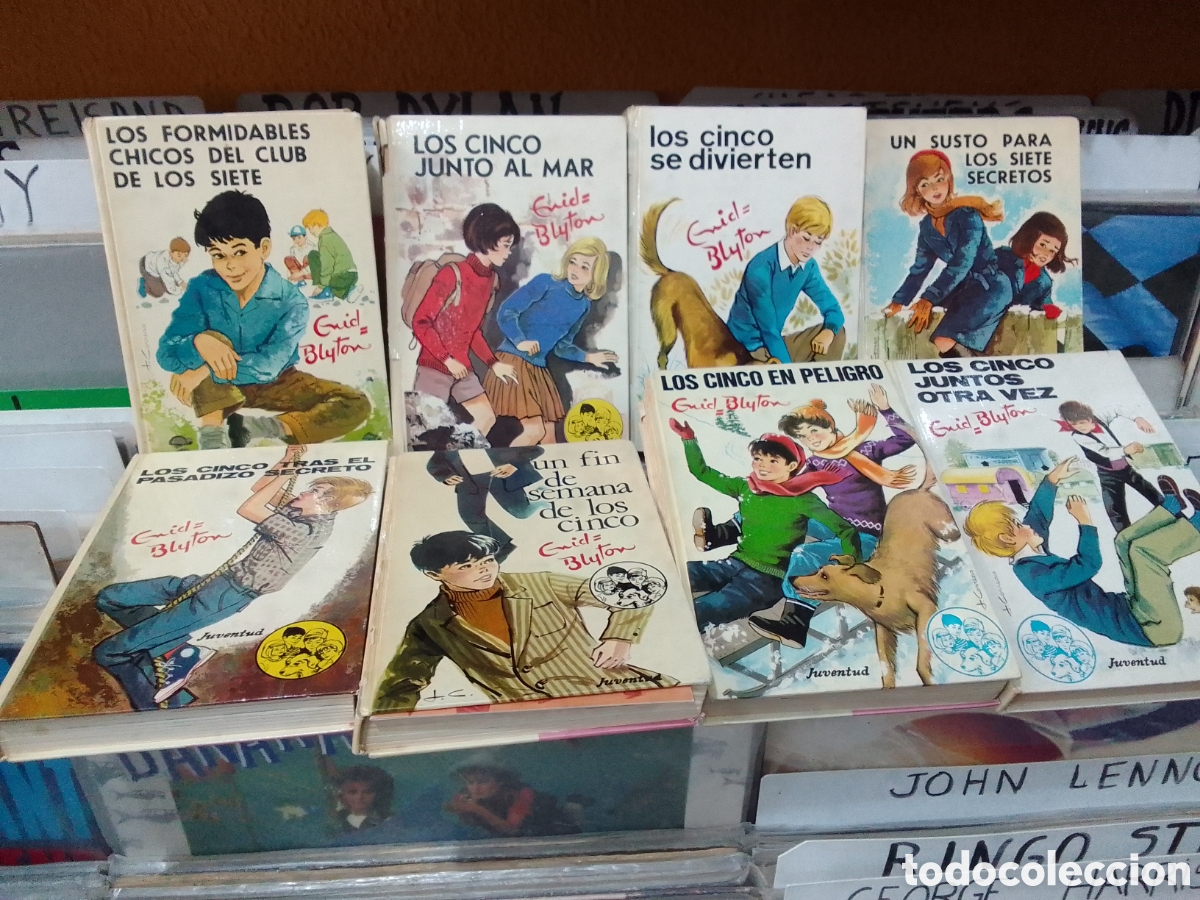 Libros de segunda mano: Lote 8 libros,los cinco de enid blyton - Foto 1