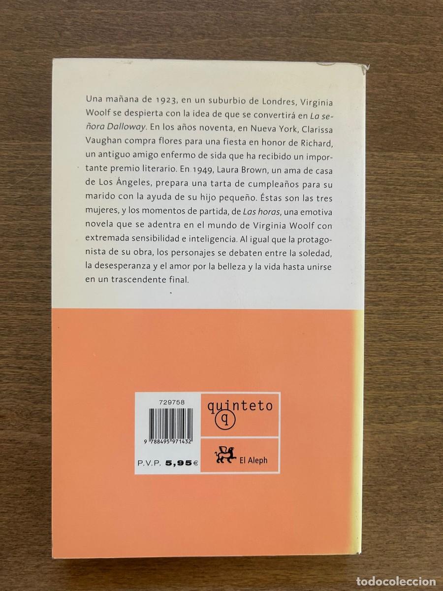 Libros de segunda mano: LAS HORAS. MICHAEL CUNNINGHAM. - Foto 3