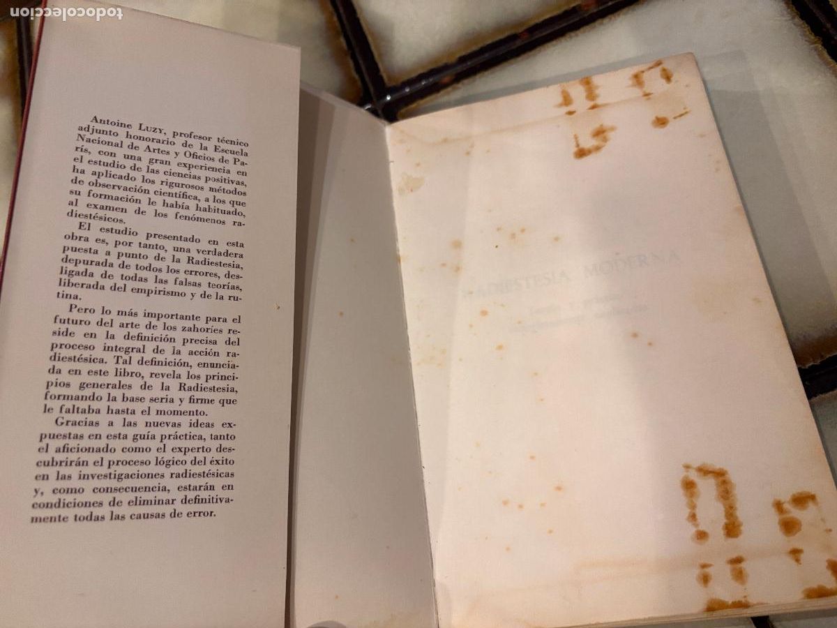 Libros de segunda mano: Radiestesia moderna. Teor&iacute;a y pr&aacute;ctica completamente explicadas. Antoine Luzy. - Foto 3