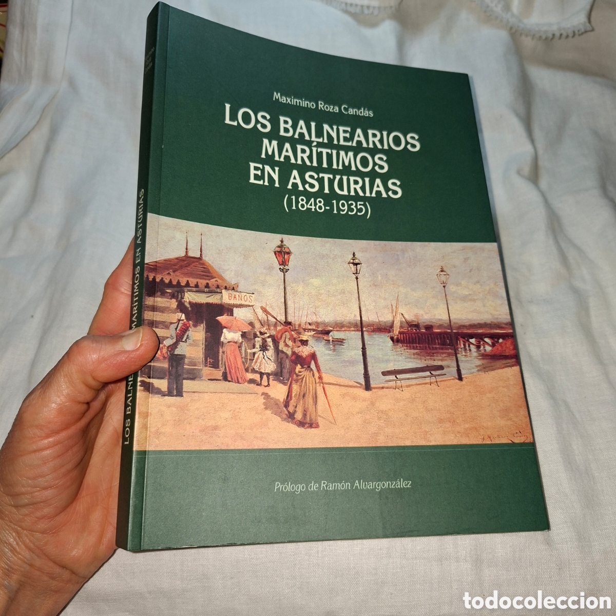 Libros de segunda mano: LOS BALNEARIOS MARITIMOS EN ASTURIAS(1848-1935).MAXIMINO ROZA CANDAS.PROLOGO RAMON ALVARGONZALEZ.GIJ