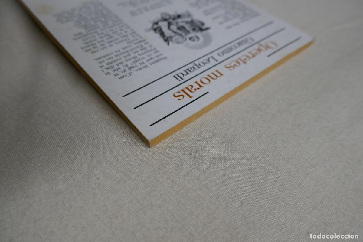 Libros de segunda mano: OPERETES MORALS - GIACOMO LEOPARDI - DIARI BARCELONA - Foto 4
