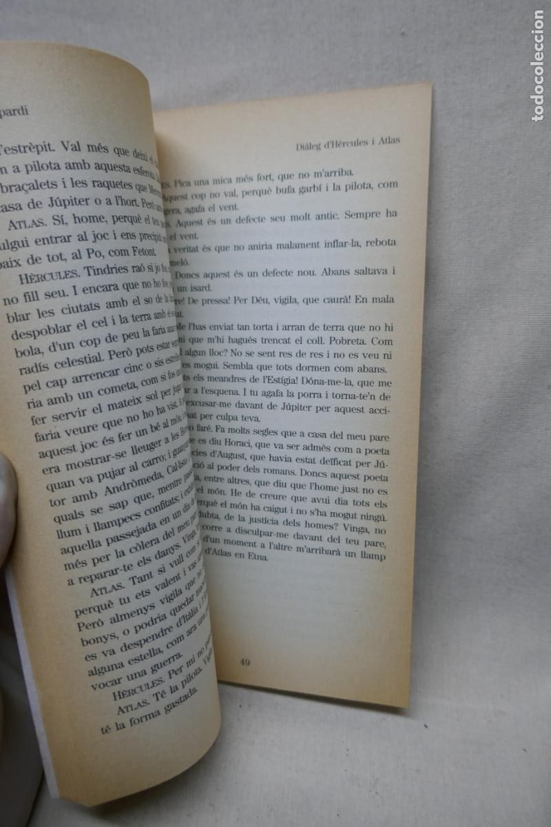 Libros de segunda mano: OPERETES MORALS - GIACOMO LEOPARDI - DIARI BARCELONA - Foto 7