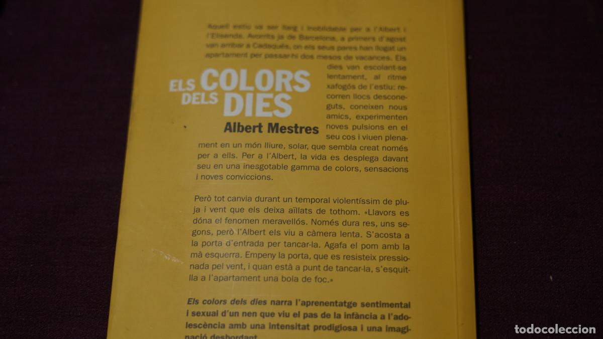 Libros de segunda mano: Albert Mestres - El color dels dies - Angle 2012 - Foto 3