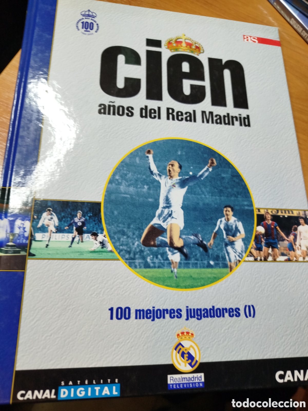 Libros de segunda mano: Cien a&ntilde;os del real Madrid. Mejores jugadores. Di st&eacute;fano. Casillas. Cristiano Ronaldo.