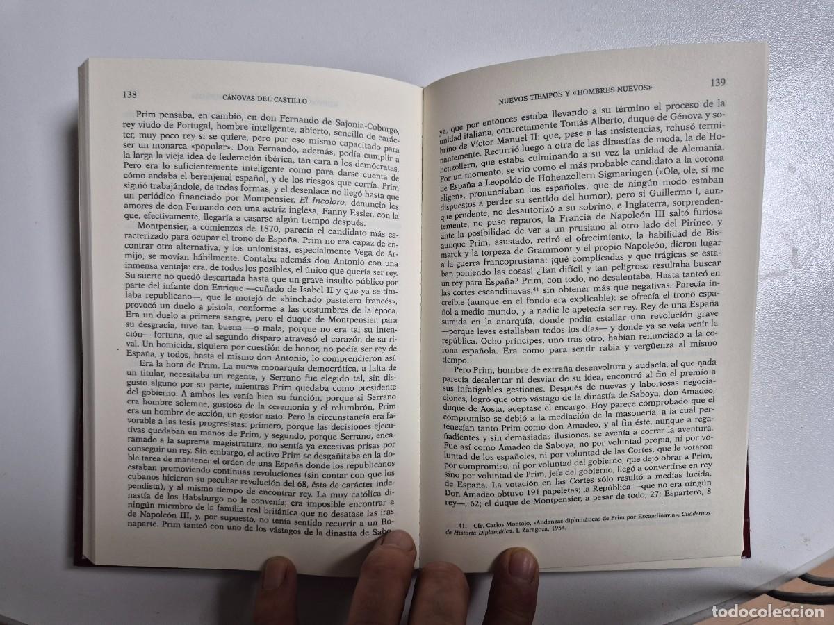 Libros de segunda mano: C&aacute;novas del castillo - Jos&eacute; Luis Comellas - Foto 2