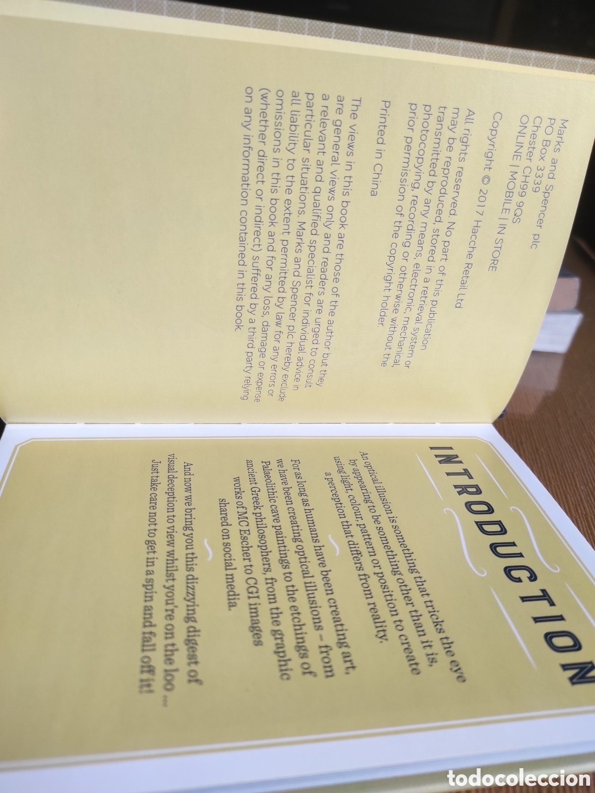 Libros de segunda mano: Optical Illoosions. Marks & Spencer (M&S) - Foto 3