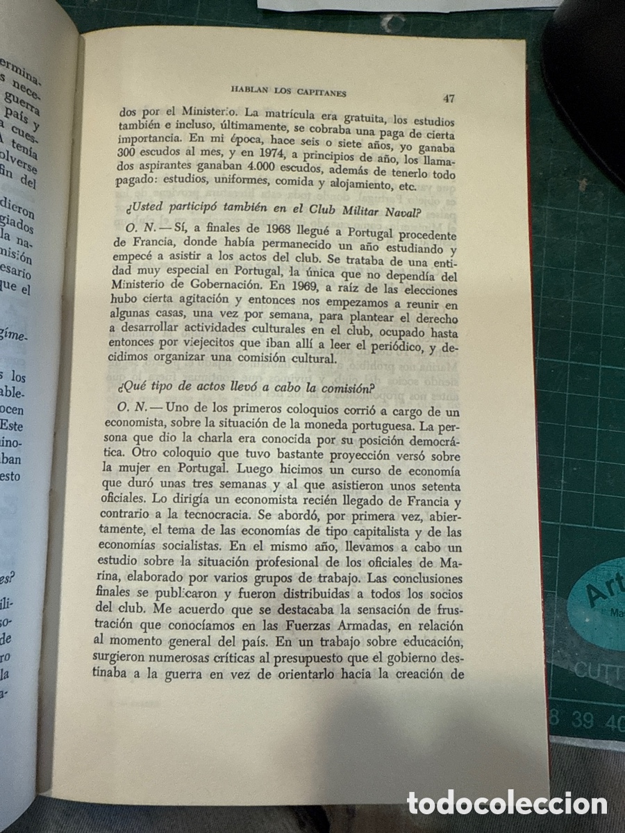 Libros de segunda mano: CLARET SERRA, Andreu. Hablan los capitanes - Foto 2