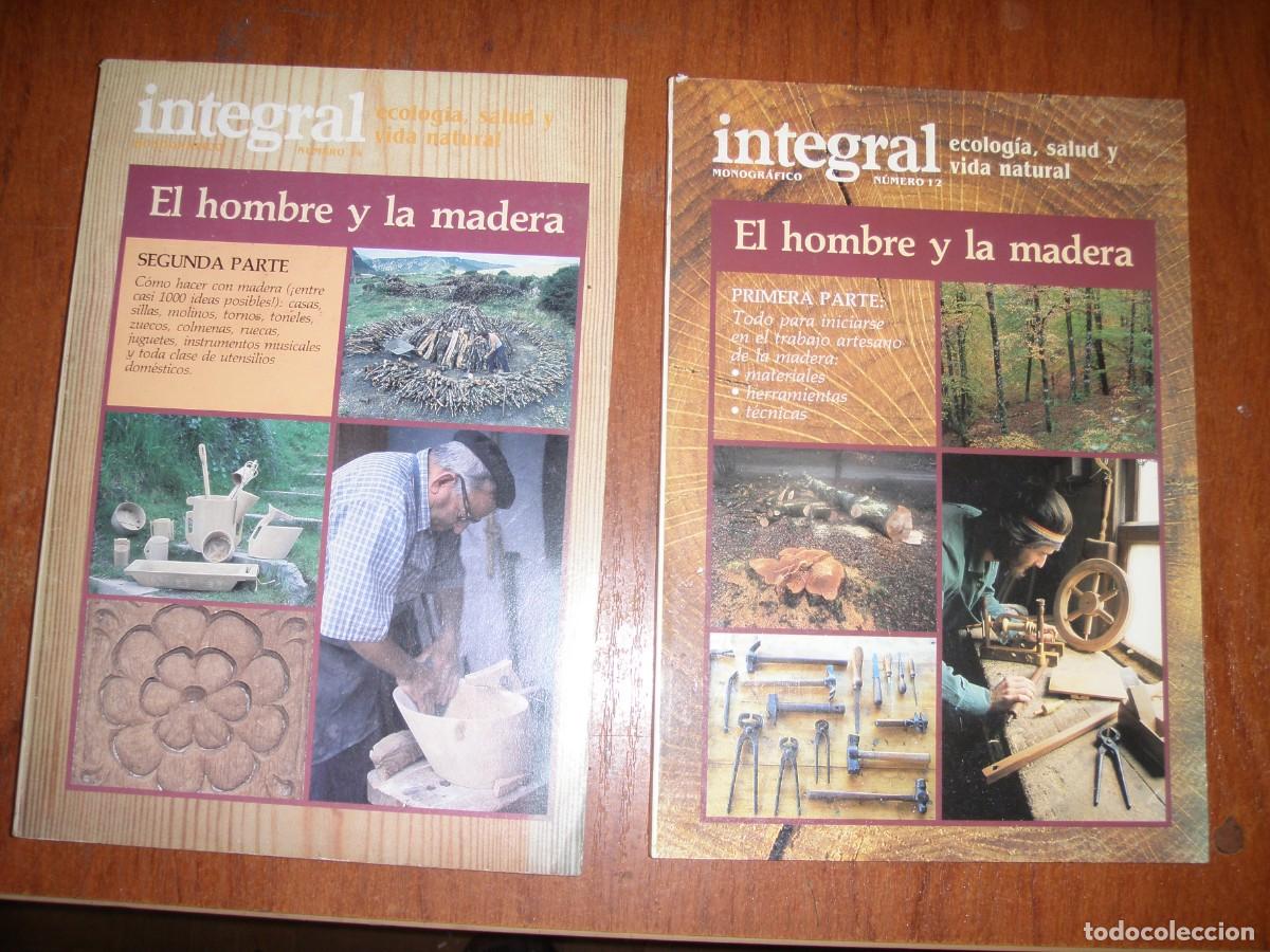 Libros de segunda mano: DOS LIBROS EL HOMBRE Y LA MADERA RAROS - Foto 1