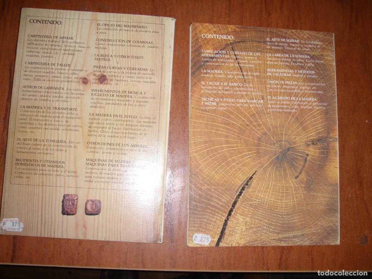 Libros de segunda mano: DOS LIBROS EL HOMBRE Y LA MADERA RAROS - Foto 4