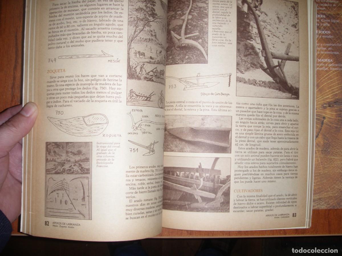 Libros de segunda mano: DOS LIBROS EL HOMBRE Y LA MADERA RAROS - Foto 9