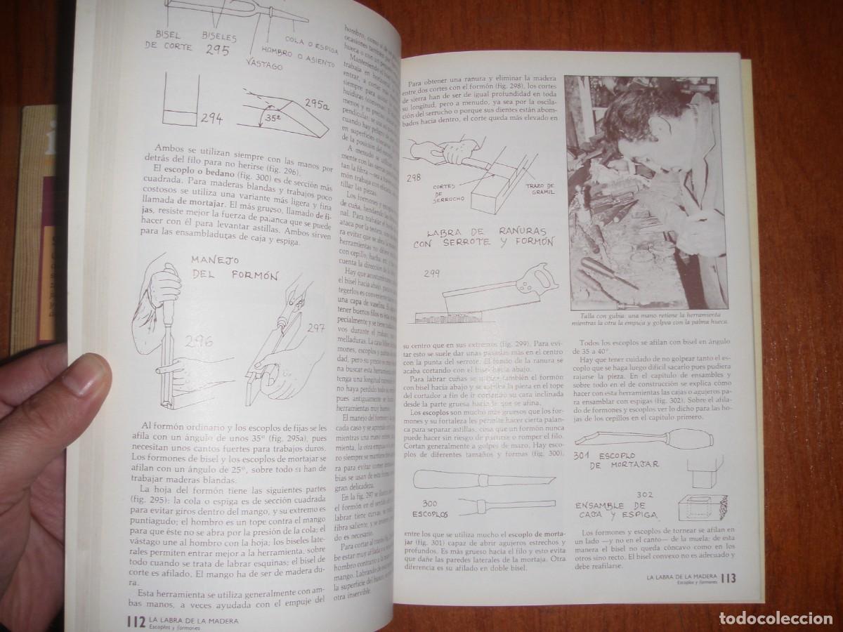 Libros de segunda mano: DOS LIBROS EL HOMBRE Y LA MADERA RAROS - Foto 13