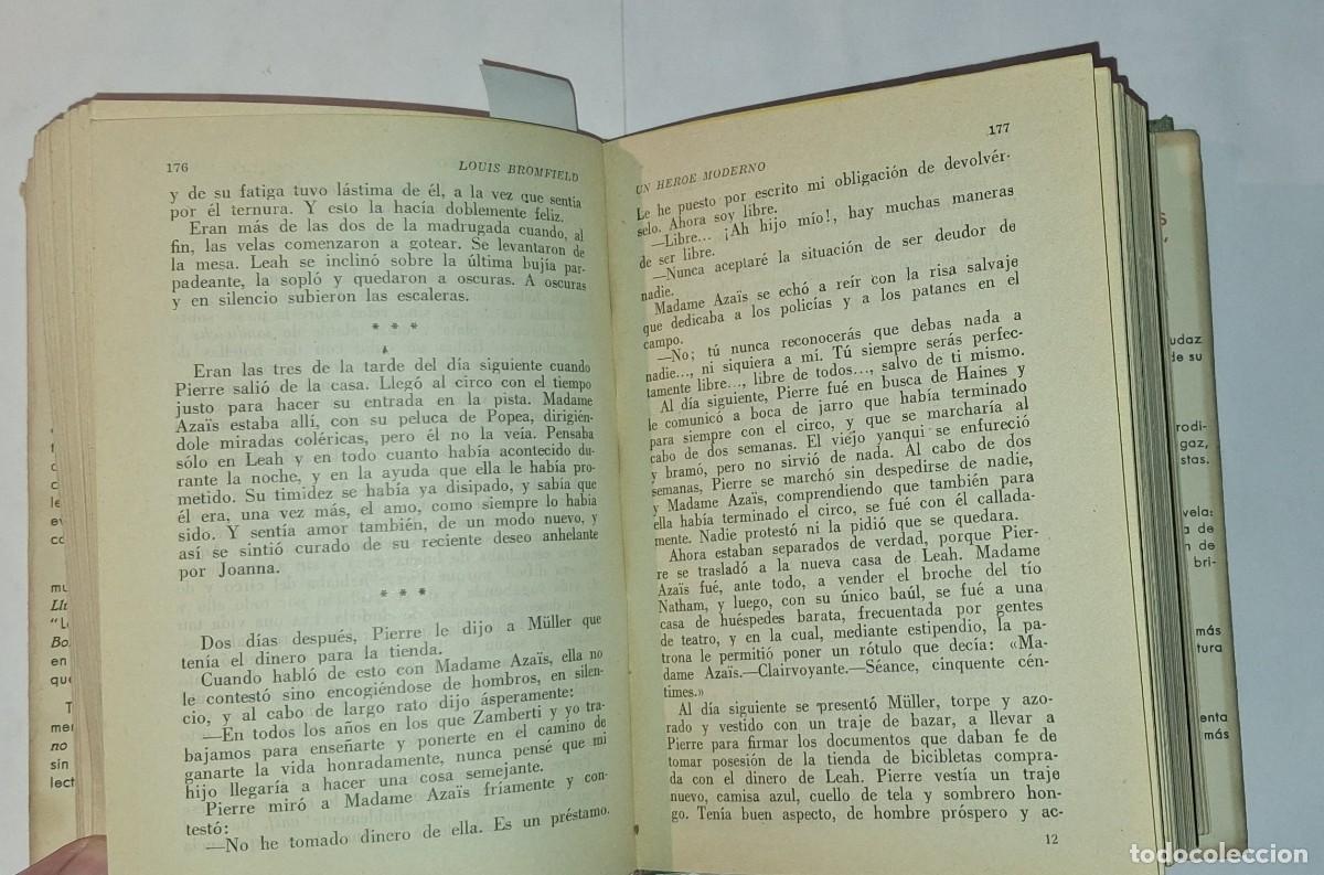 Libros de segunda mano: UN H&Eacute;ROE MODERNO - LOUIS BROMFIELD - EDIC. LA NAVE - Foto 3