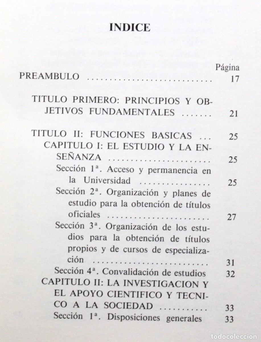 Libros de segunda mano: ESTAUTO DE LA UNIVERSIDAD DE LE&Oacute;N. 1991. - Foto 3